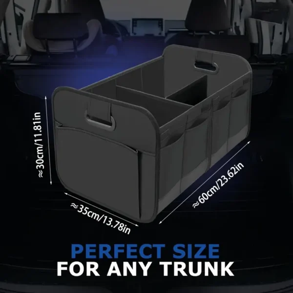 Foldable Multi-Compartment Car Organizer
