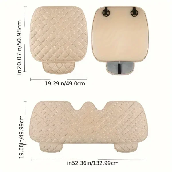 Linens Textured Car Seat Cushion Set